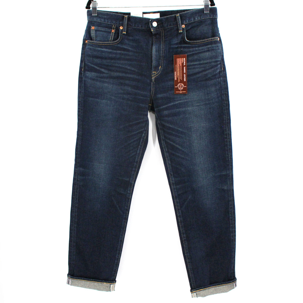 Moussy Vintage MVM Harperwoods Tapered Leg Japanese Selvedge Denim Jeans 33 NEW